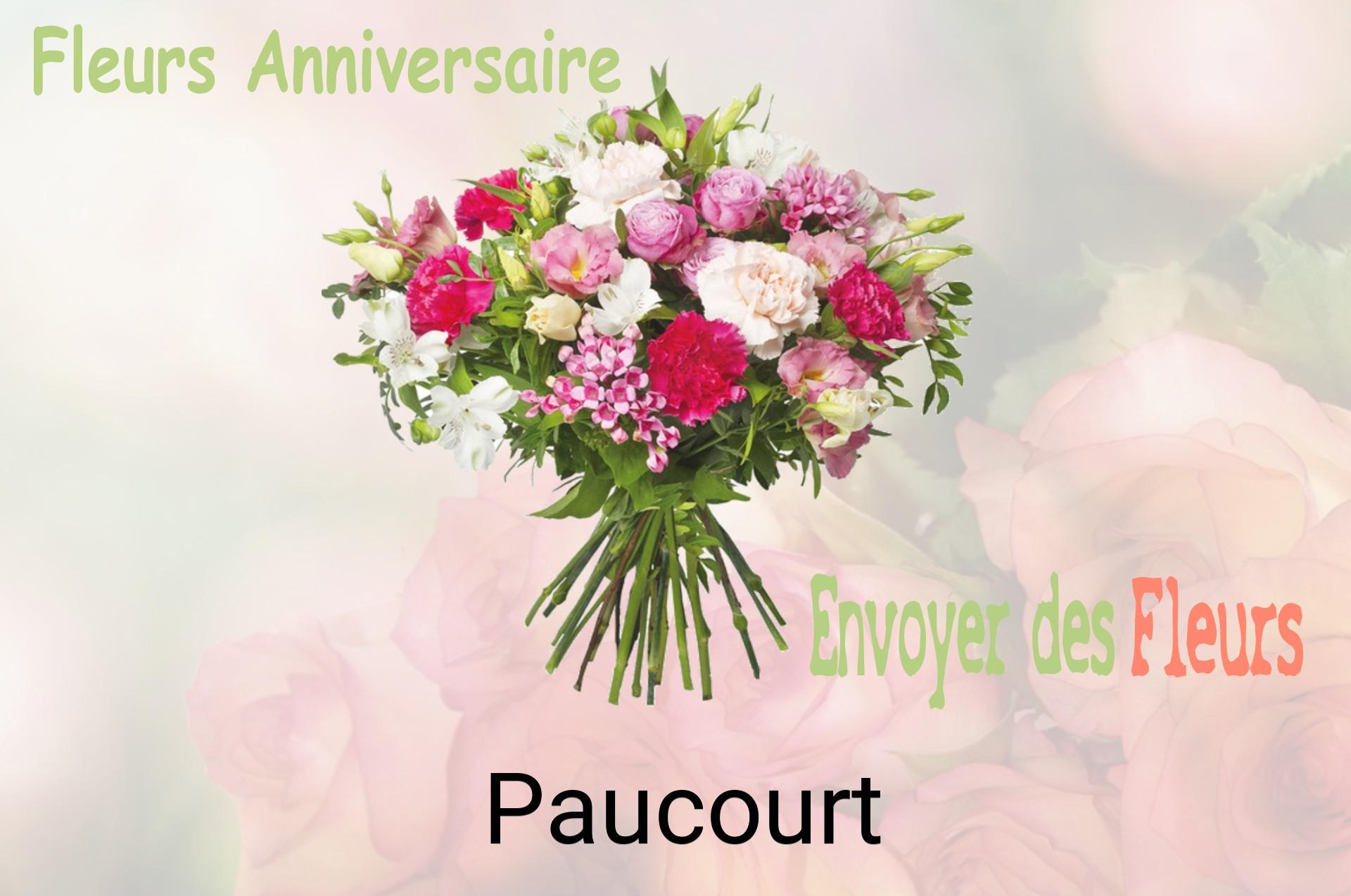 Bouquet de fleurs d’anniversaire livré à Paucourt