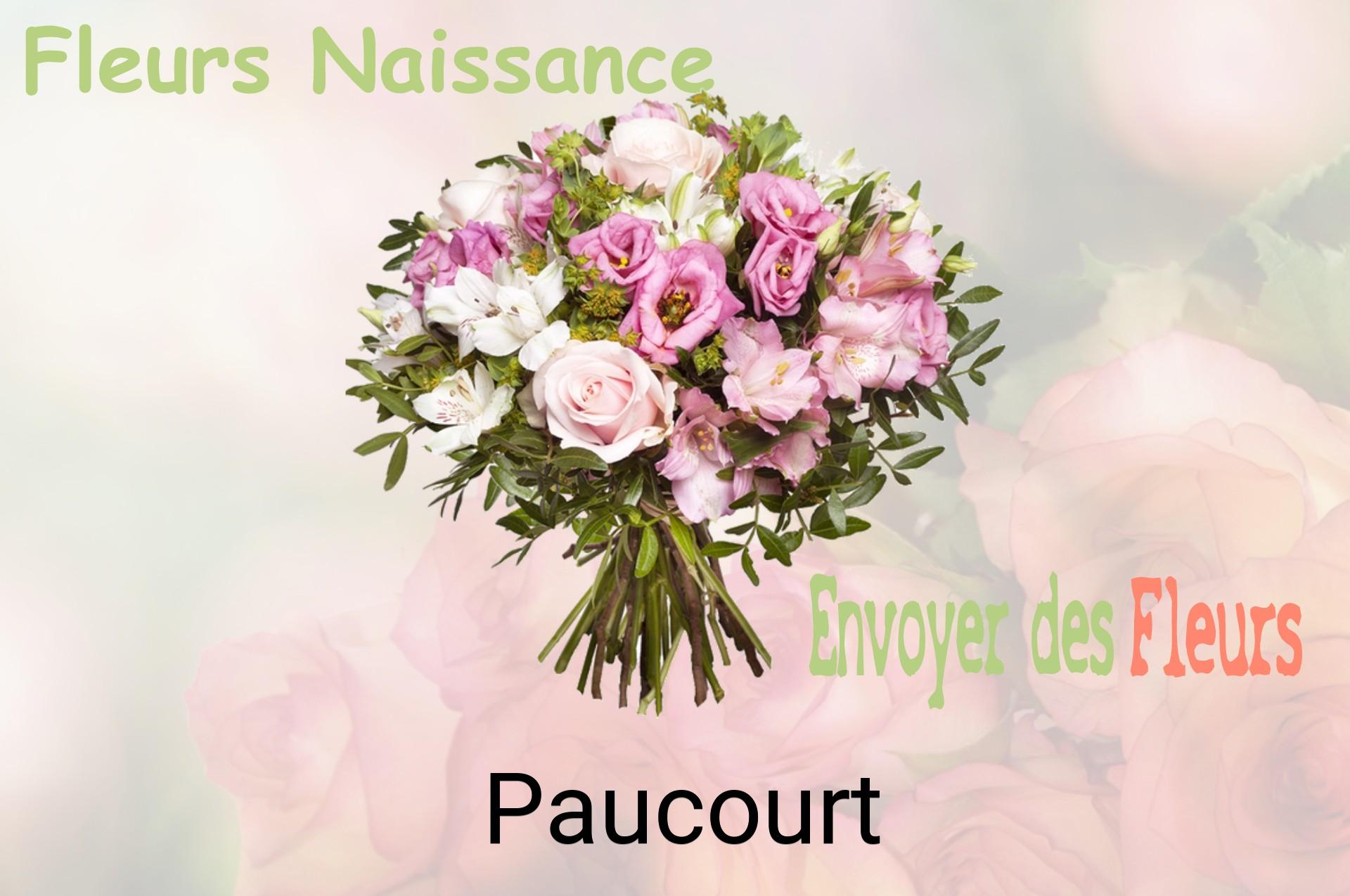 Bouquet de fleurs de naissance livré à Paucourt